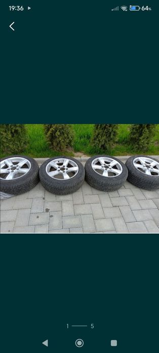 Jante aluminiu 16" audi/mercedes/vw/inele centrare/calculator bord