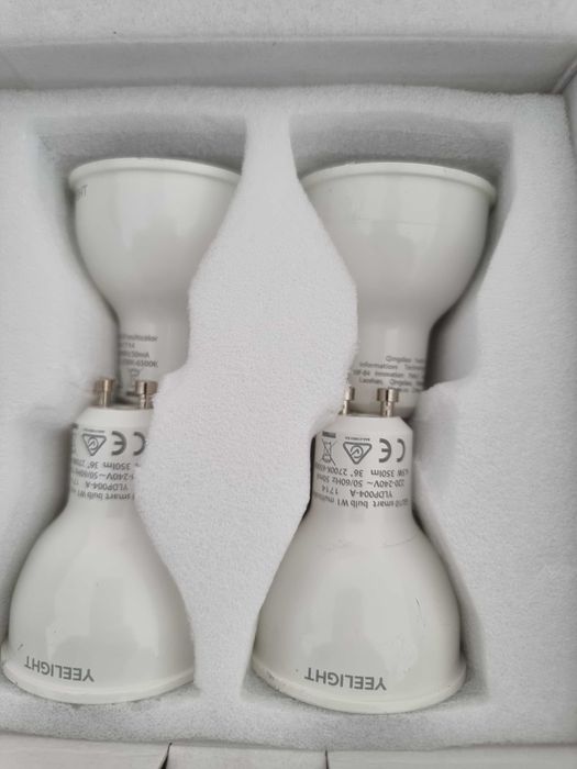 Set 4 becuri LED RGBIC GU10 Xioami Yeelight