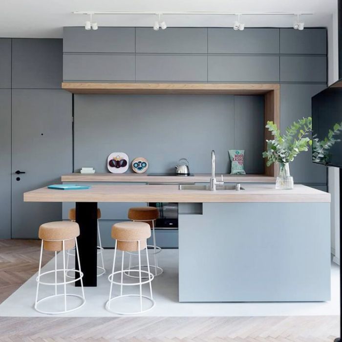 AURA X кухонный гарнитур под ваши размеры крашенный, шпон,  лмдф, ЛДСП