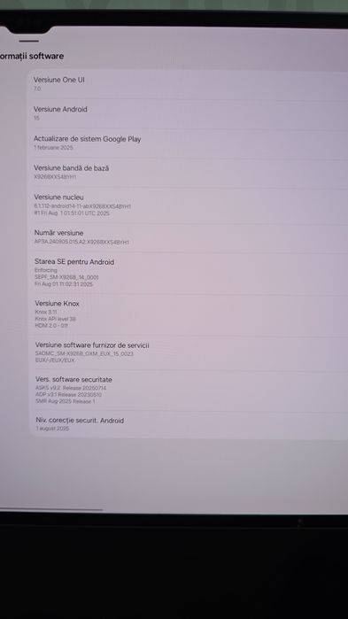 Vând Samsung Tab S10 Ultra 256gb 5g