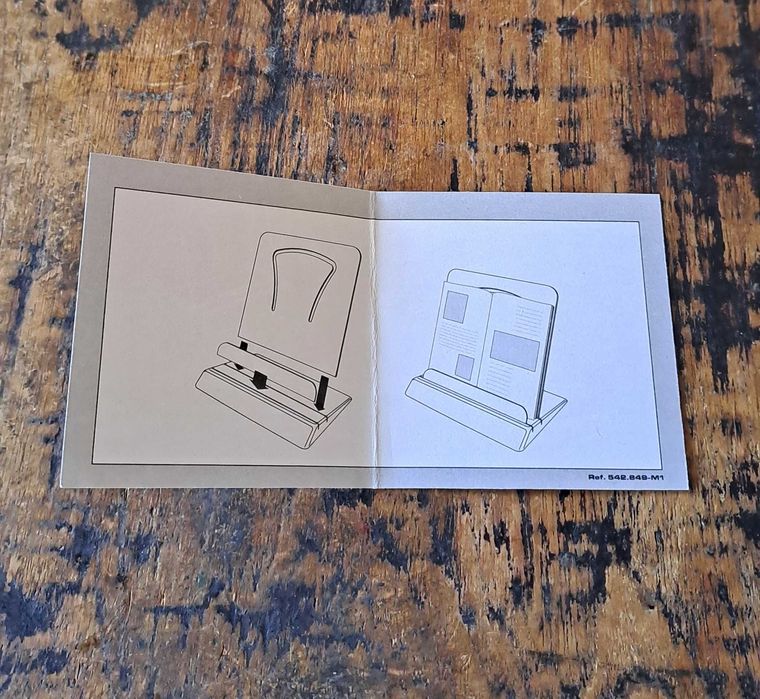 поставка за книга стойка Марксман Marksman дървена с метал