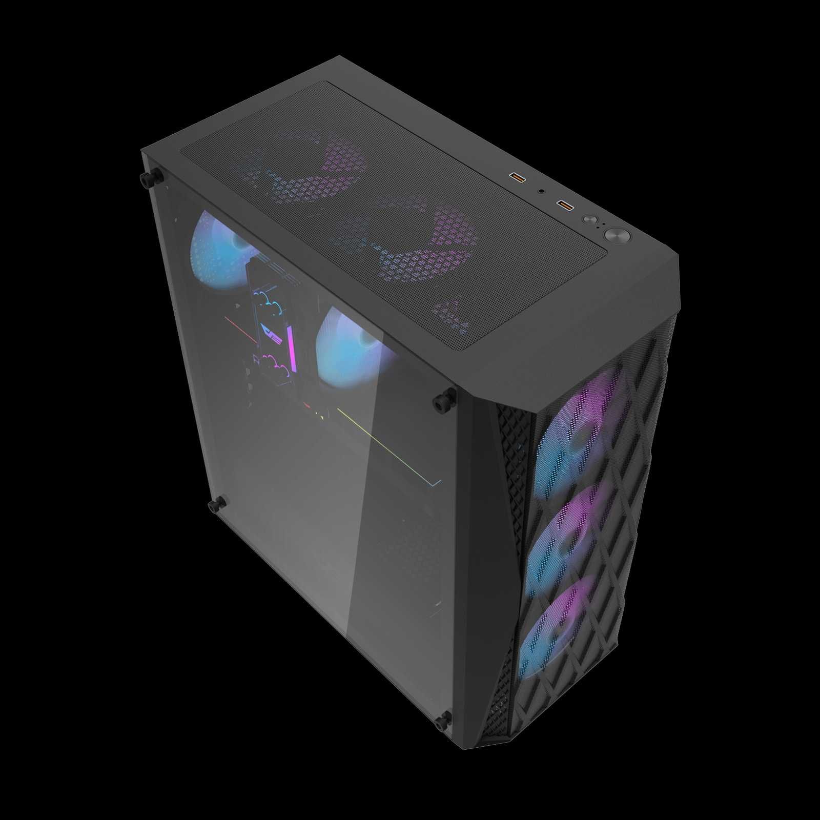 [НОВЫЙ] Корпус DarkFlash DK352 MESH BLACK (with 4 fans)