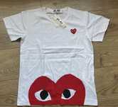 *NOU* Tricou CDG Come De Garcon Rosu Cu Inima