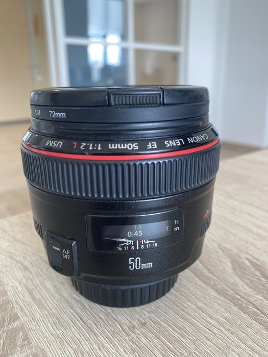 Объектив canon 50 mm 1:2 L