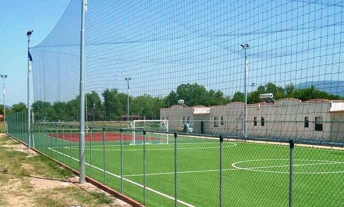 Спортивная сетка для футбола мини стадион защитный сетка