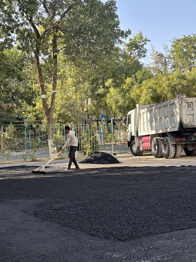 Arzon Narxda Asfalt Yotqizish Xizmati Asfalt qilib beramiz Асфальт