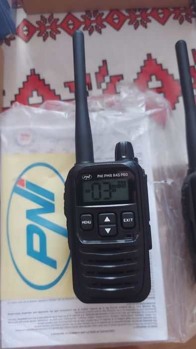 Set stații radio walkie-talkie 2W distanță mare