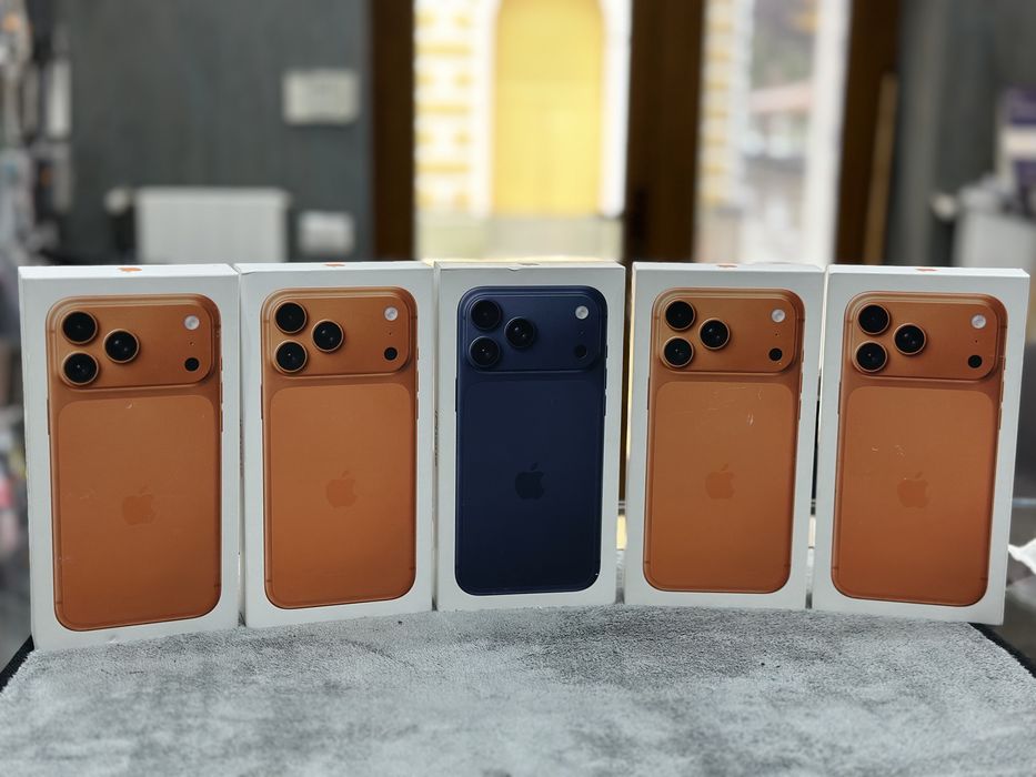 Iphone 17 pro max 256 gb 512 gb silver orange blue nou