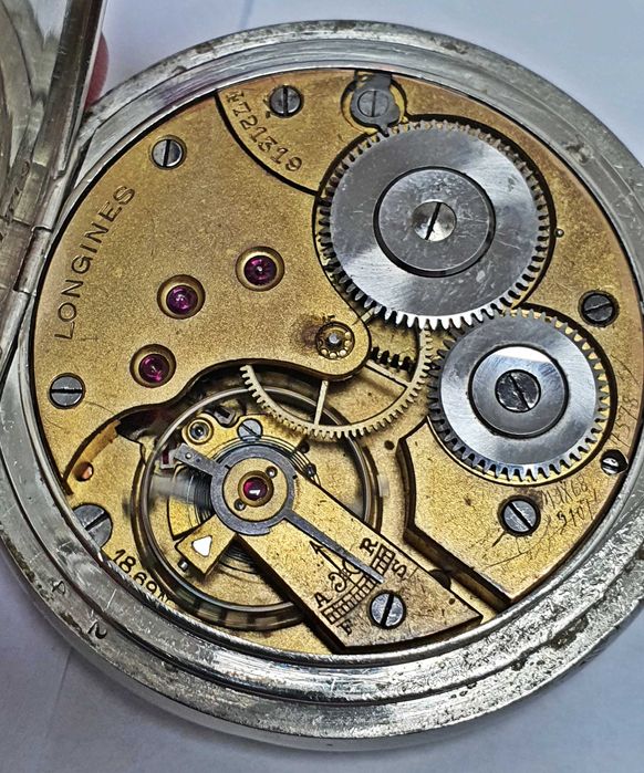 ceas de buzunar Longines Grands Prix 9 de colectie, cca 1927