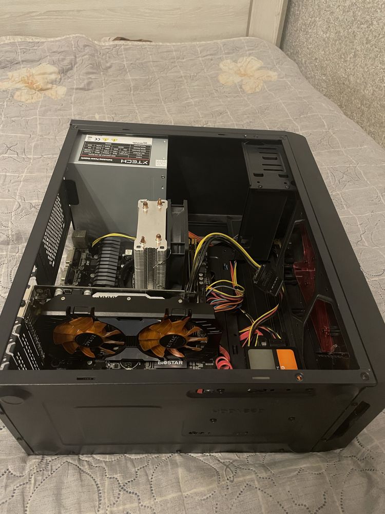 Игравой пк Полный сетап i5 4590 gtx 750 ti 2 gb ozu 16 gb