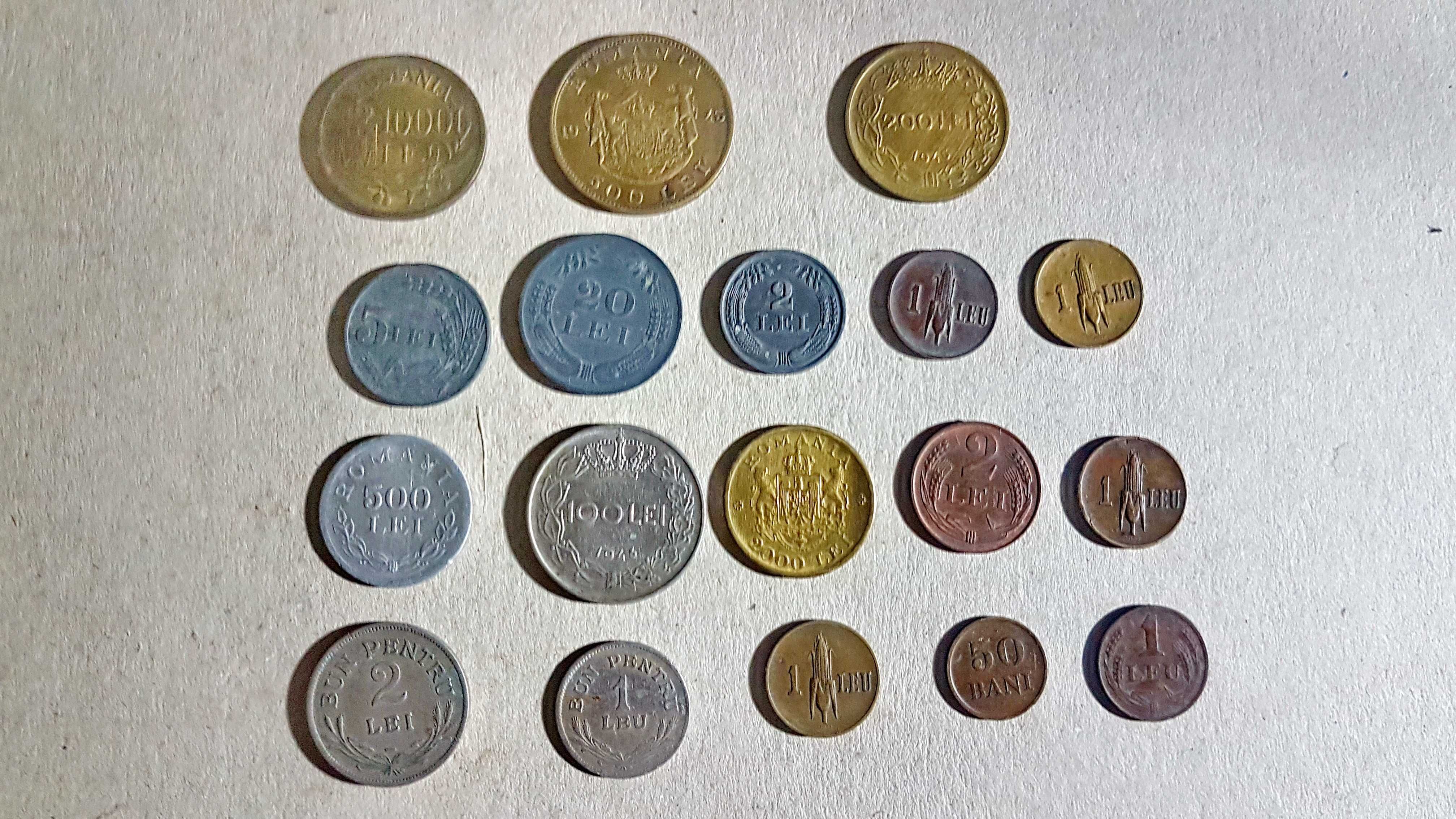 F298- Lot 18 Monede Romania Regalista Regele Mihai diferite.