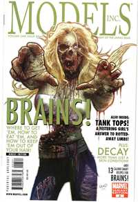 Models Inc #3 LTD Zombie Variant Cover Marvel 2009 benzi