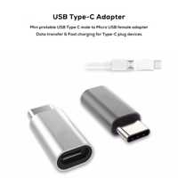 Mufa adaptoare conectare telefon mini usb type-c tipe tip c