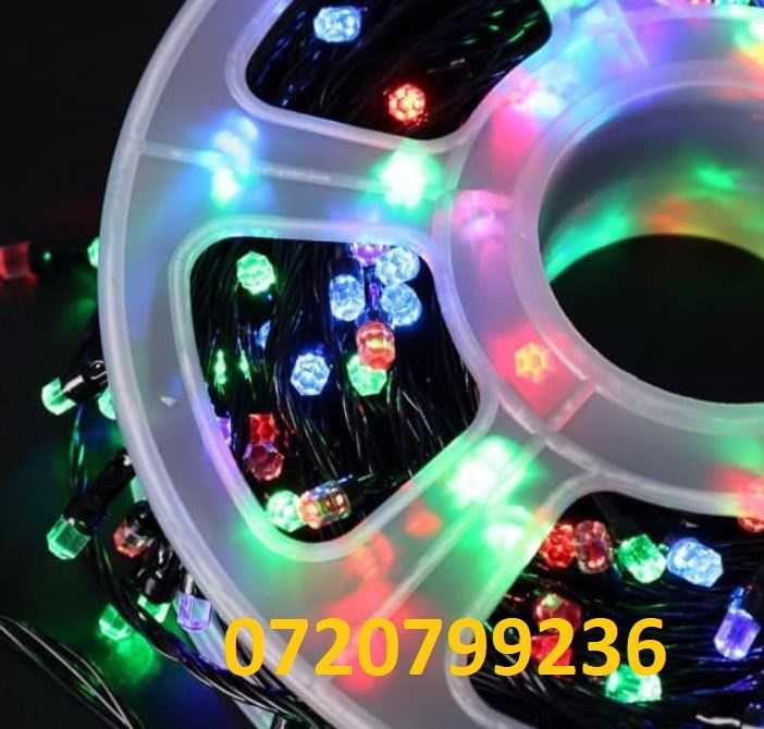 Instalatie rola cu LED uri V8 diamant,jocuri de lumini 50/100m