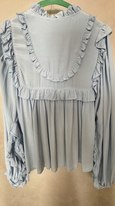 Нова, нежна  и красива риза в бебешко синьо