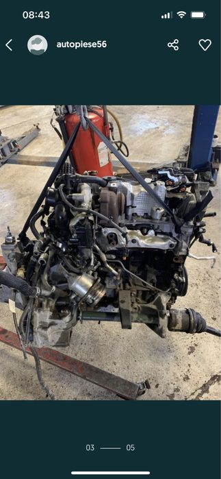 Motor complet nissan 1.7 diesel euro 6 r9n a401 38.000mile dezmembrari