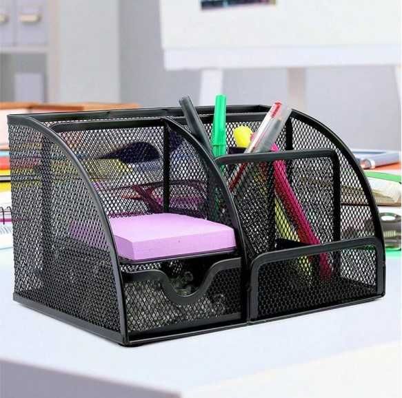 Органайзер за бюро с чекмеджета, Настолен моливник