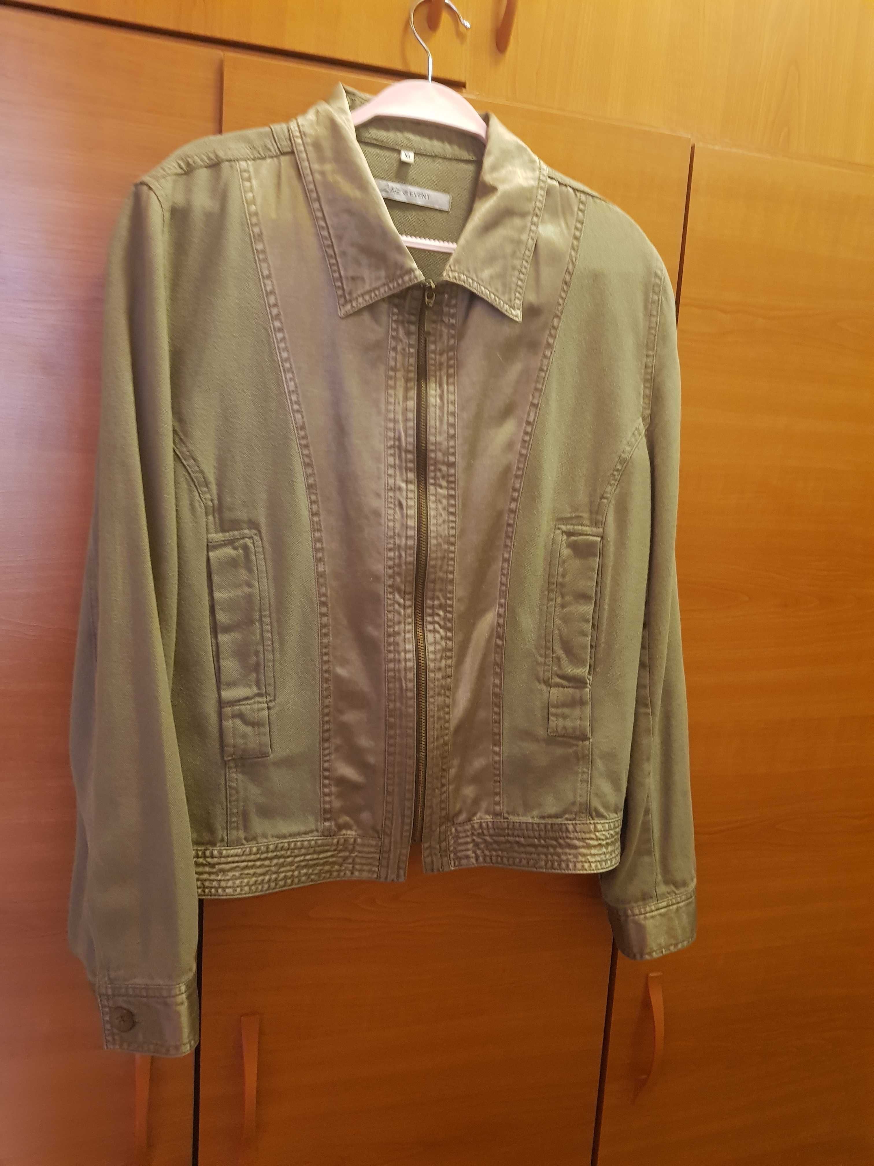 bluză damă  tip cămașă cu fermoar, mărimea 44-46