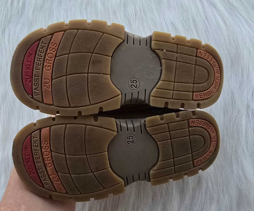 Детски обувки мокасини №25 естествена кожа