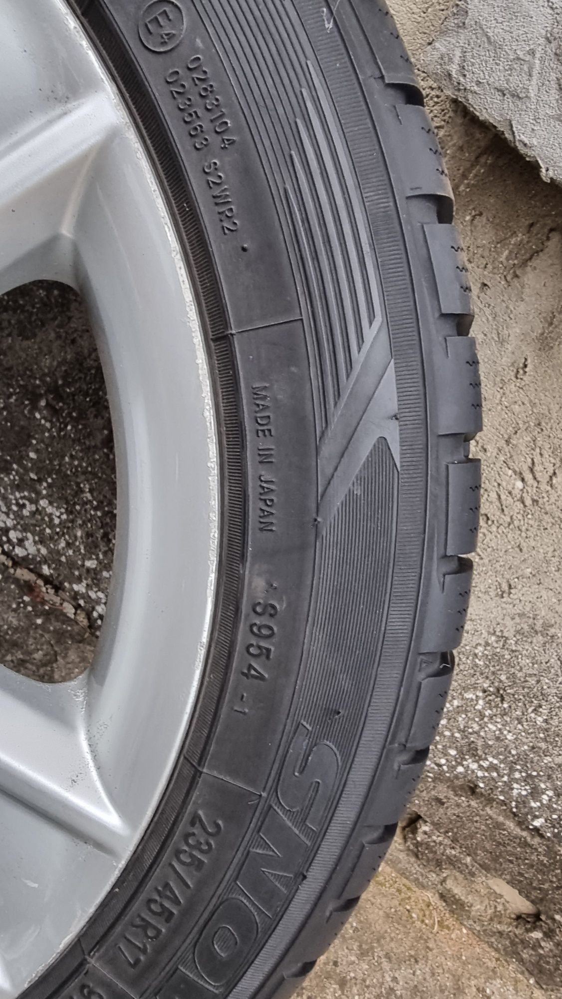 Зимни гуми TOYO 225/45/17 с 17" джанти за  Мерцедес Mercedes