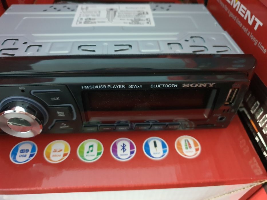 Радио за кола mp3 player Bluetooth FM RADIO 4x50W cd sony касетофон