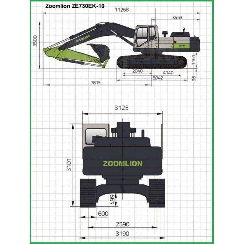 Гусеничный экскаватор Zoomlion ZE730EK-10