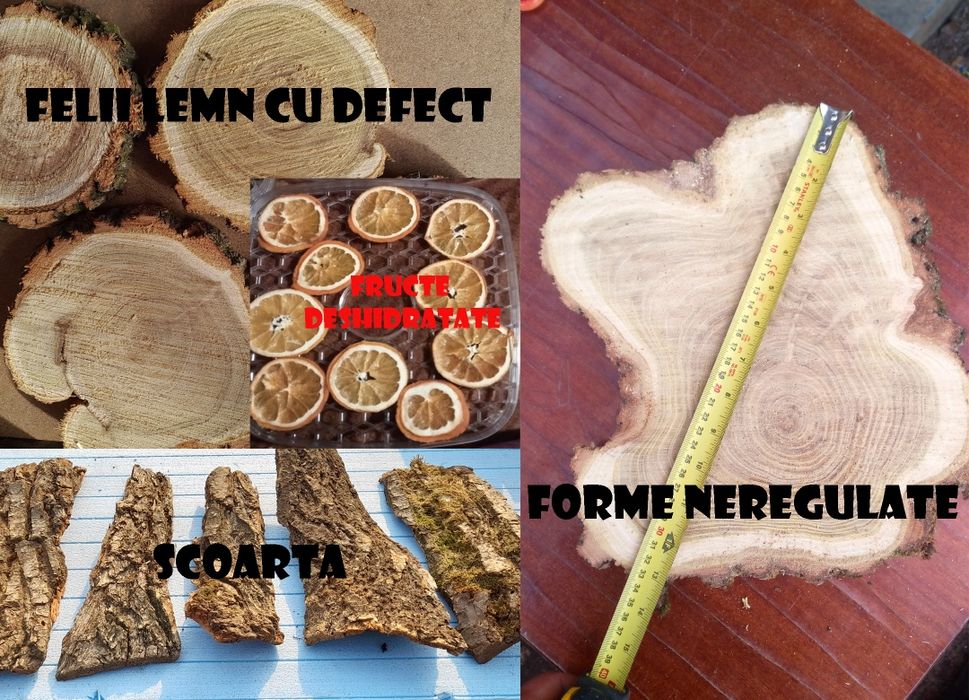 Vând felii (rondele) lemn esență tare (salcâm)