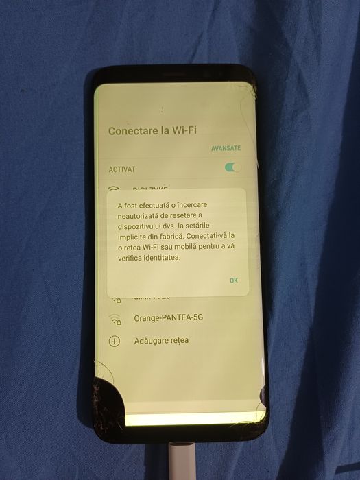 Telefon Samsung S8 cu probleme la display. Placa este ok