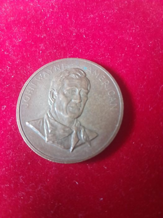 Moneda bronz John Wayne