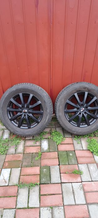 Jante aliaj r16 5×110 j65 et 40 + anvelope iarna nokia 215 60 16