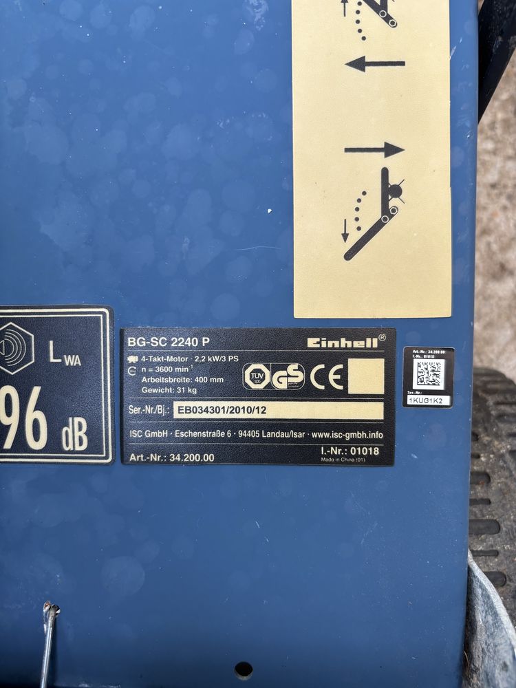 скарификатор / аератор Einhell BG-SC 2240 P