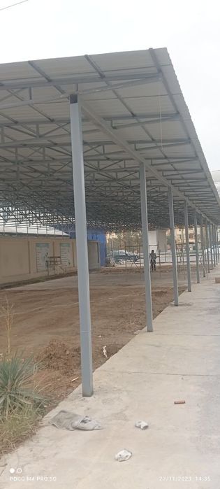 Том навес парник кантинер профилдан тез ва кулай хамёнбоп