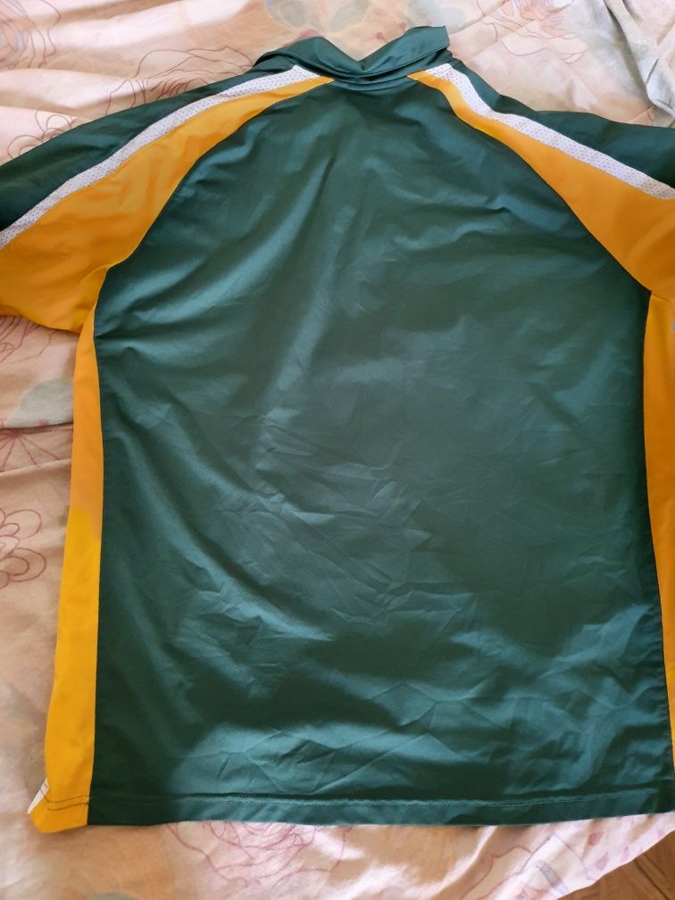Tricou sport XL verde/galben