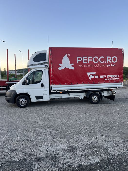 Vand Fiat ducato din 2014 , motir 2,3 la 400,000 km cu prelata de 8ewp