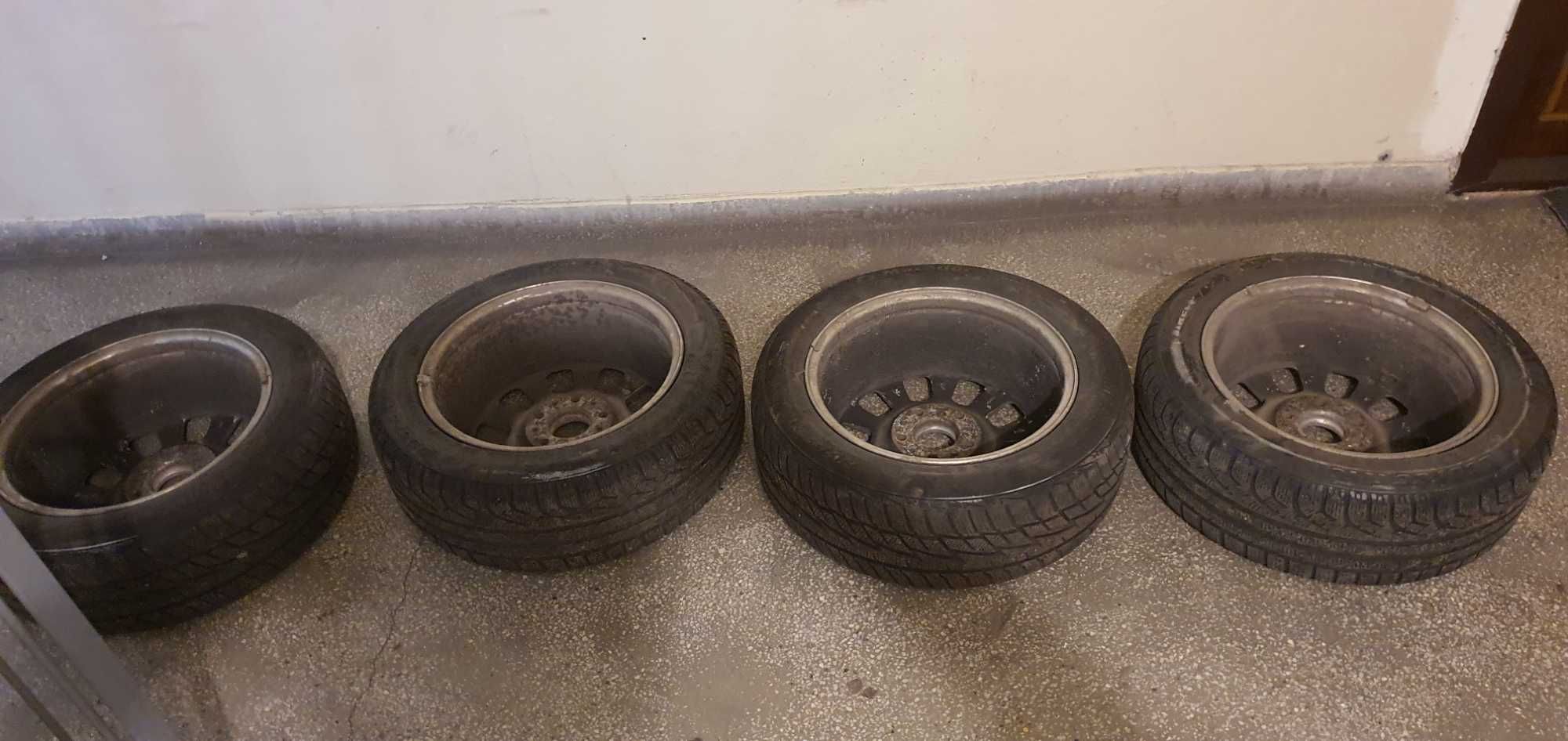 4 Jante originale BMW cu anvelope de iarna 205/55 R16