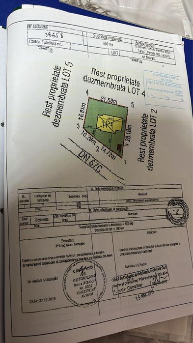 Teren de vânzare la munte- Vârful Papușa, 500mp cu apa, electricitate