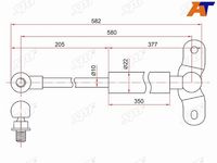 Амортизатор крышки багажника Honda Odyssey