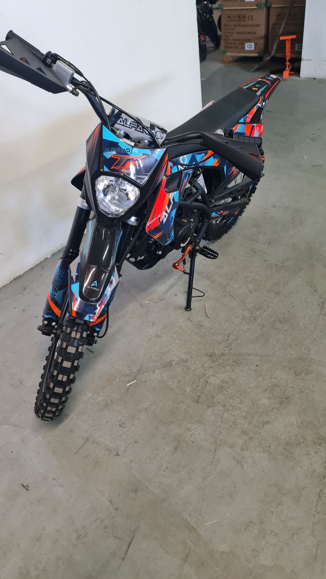 Cross Alfarad T6S 150cc 4 timpi E-Start Kickstart Nou din Germania
