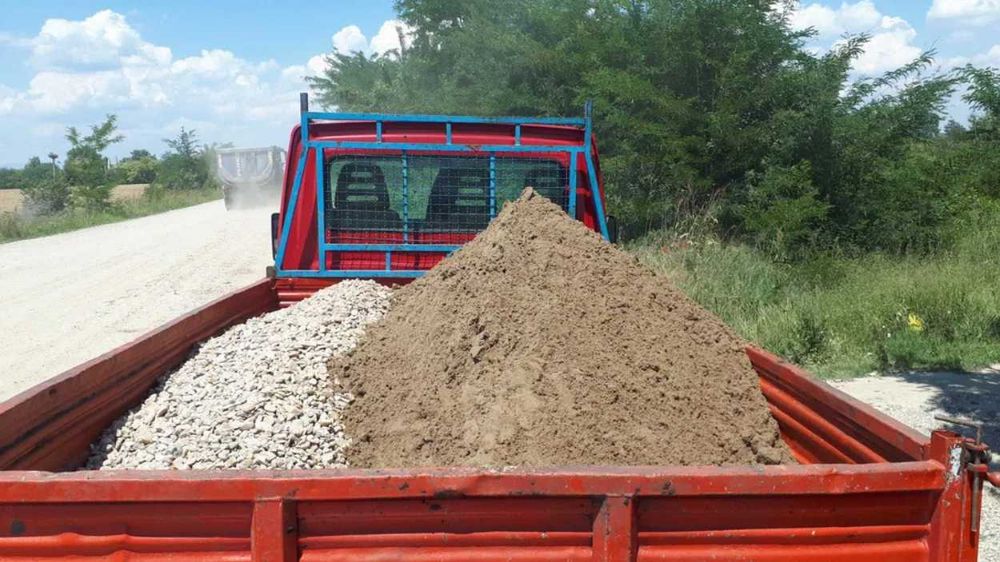 Transport Piatra Nisip Moloz Pietriș Balastru Pământ Mărgăritar Beton