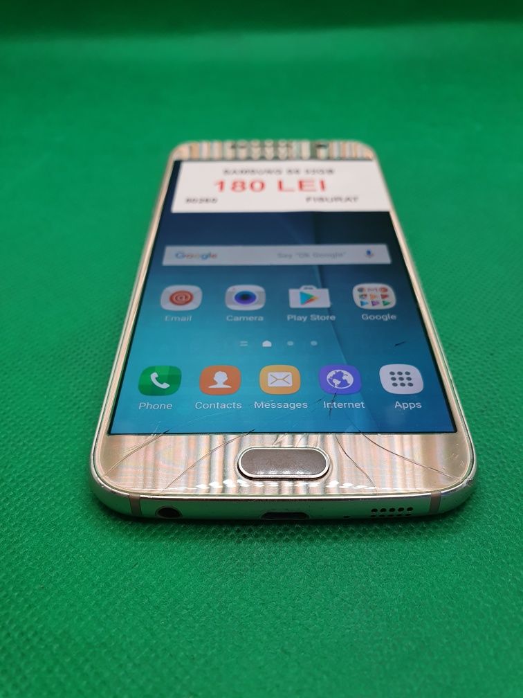 Samsung S6 32/4GB fisurat•Amanet Lazar Crangasi•50260