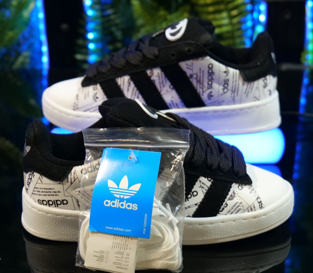 Дамски маратонки Adidas Campus Черно и Бяло