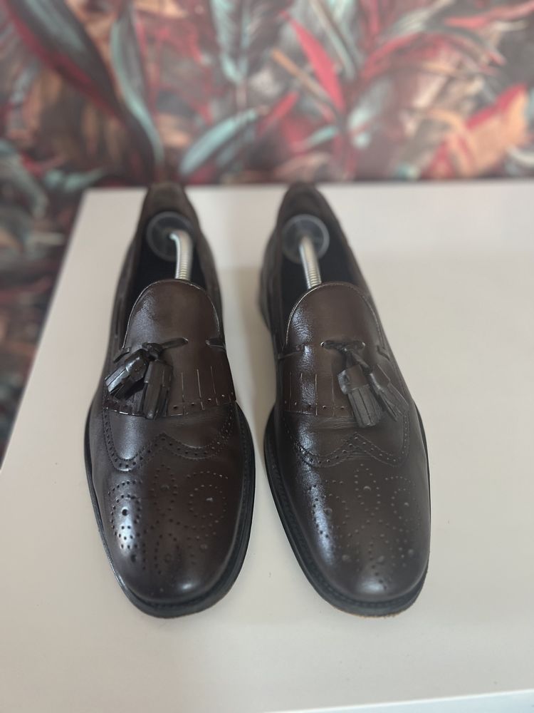 Pantofi Mocasini Loafer Piele Naturala Massimo Dutti