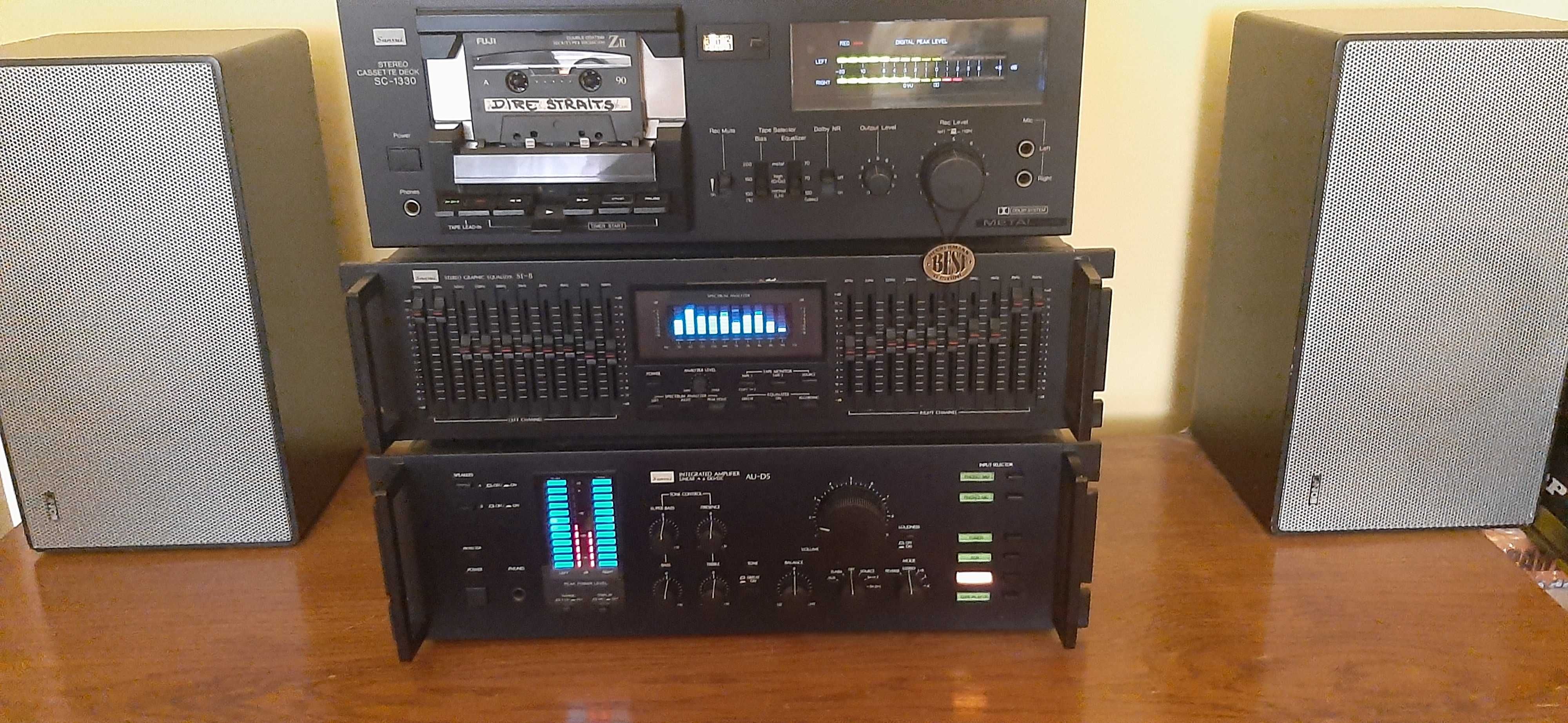 Linie audio Sansui AU D5,SE8,SC1330