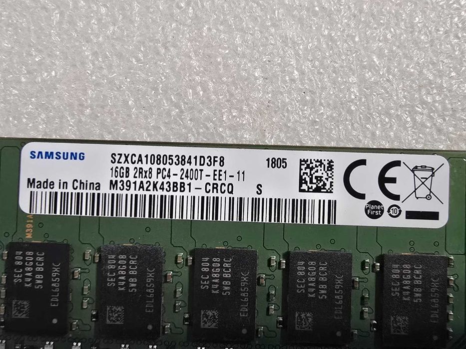 Memorie RAM desktop Samsung 16GB PC4-19200 DDR4-2400MHz ECC 1.2V