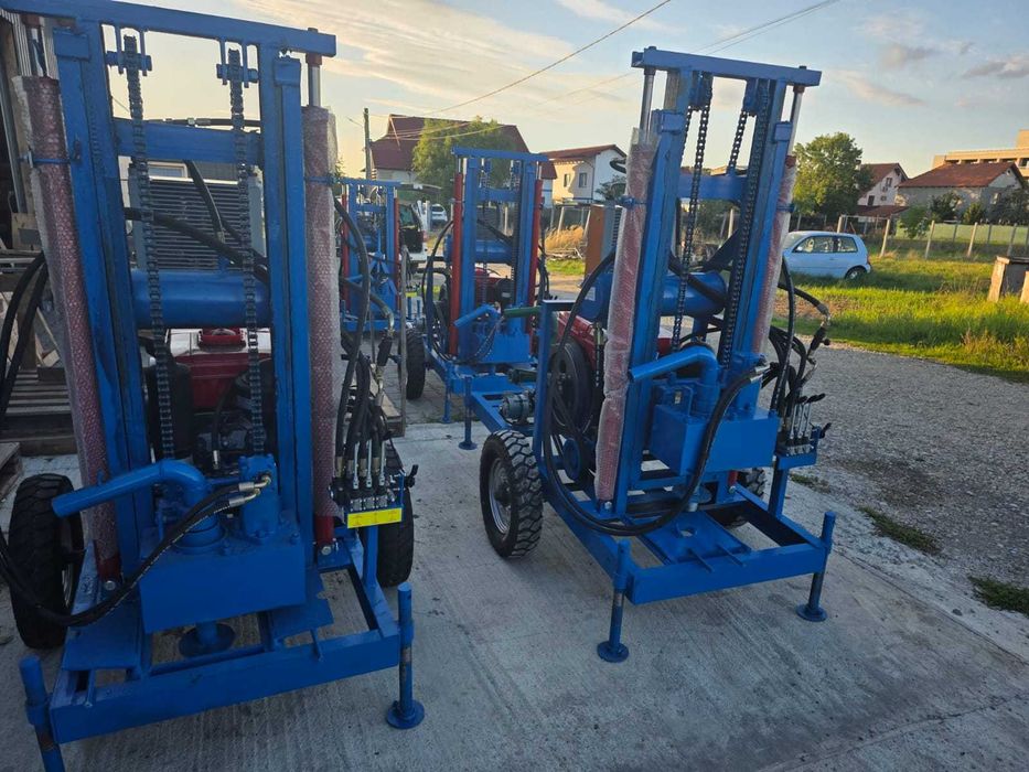 Utilaj foraj pe roti masina 100m prajina diesel 32CP CEL MAI BUN PRET