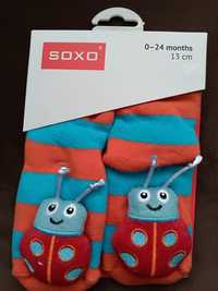 Бебешки чорапки с дрънклка подарък бебе