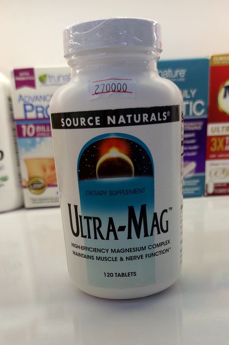Ultra-Mag Ультрамаг 120 т. SOURCE NATURALS