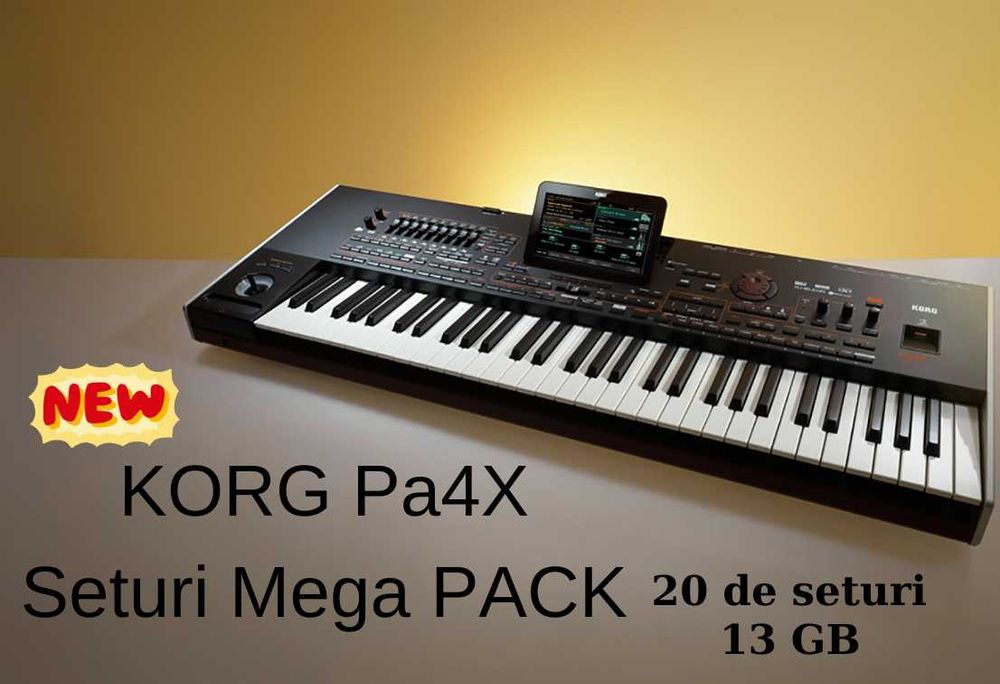 Seturi KORG PA4x Mega PACK 20 seturi noutati