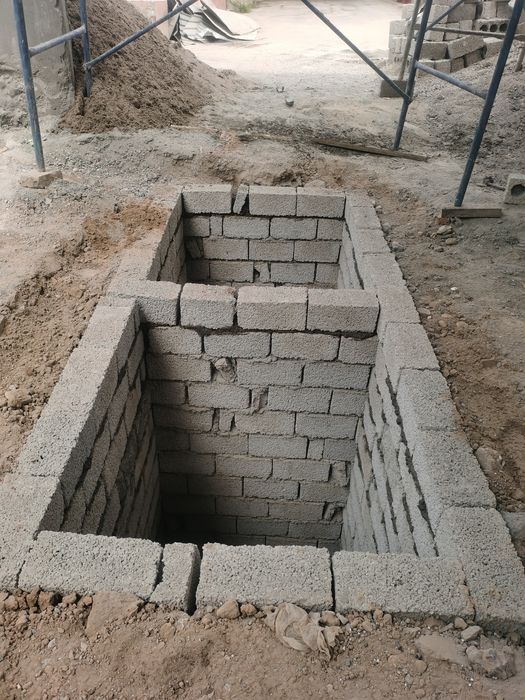 Капаем септик для канализации траншей под кабель