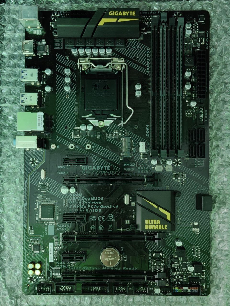 Материнская плата GIGABYTE Z270P-D3